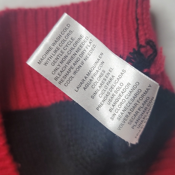 Ten Sixty Sherman color block sweater sz XL - Picture 11 of 11